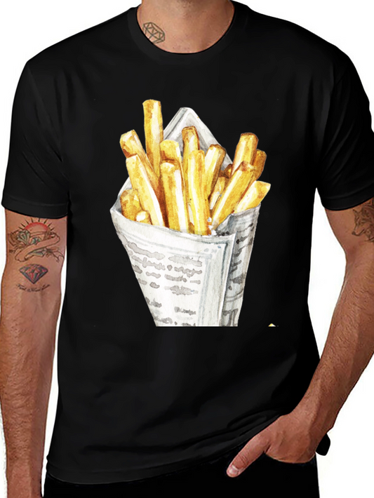 French Fries Graphic Tee - Unisex Casual T-Shirt