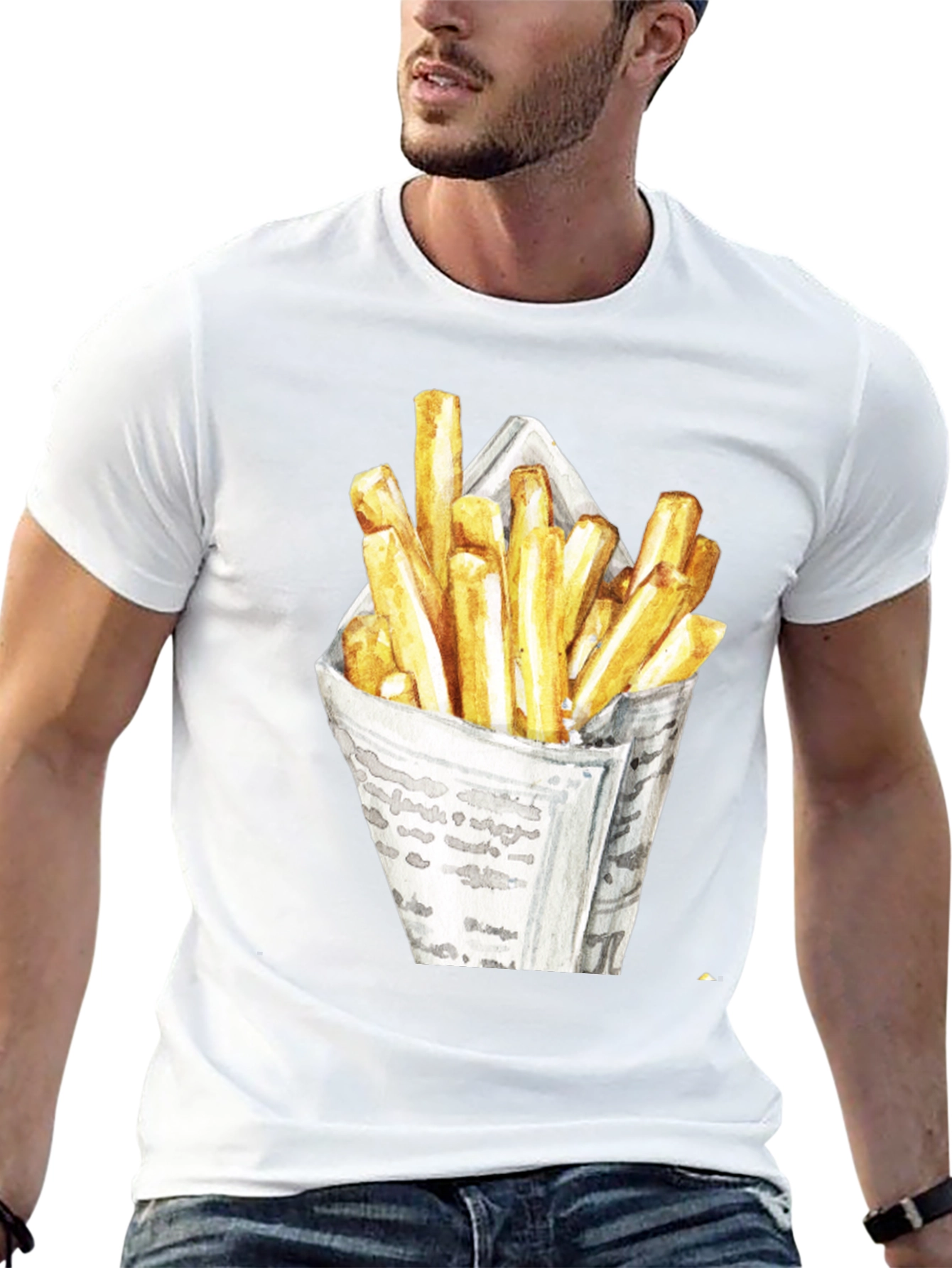 French Fries Graphic Tee - Unisex Casual T-Shirt