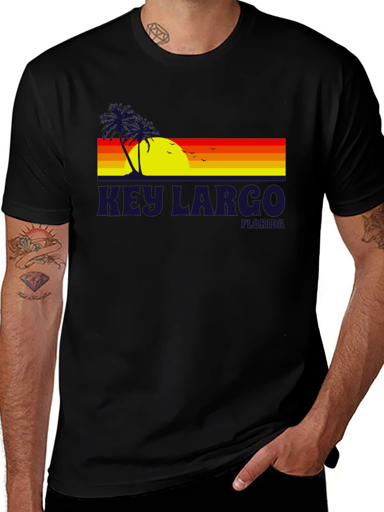 Key Largo Florida Graphic T-Shirt