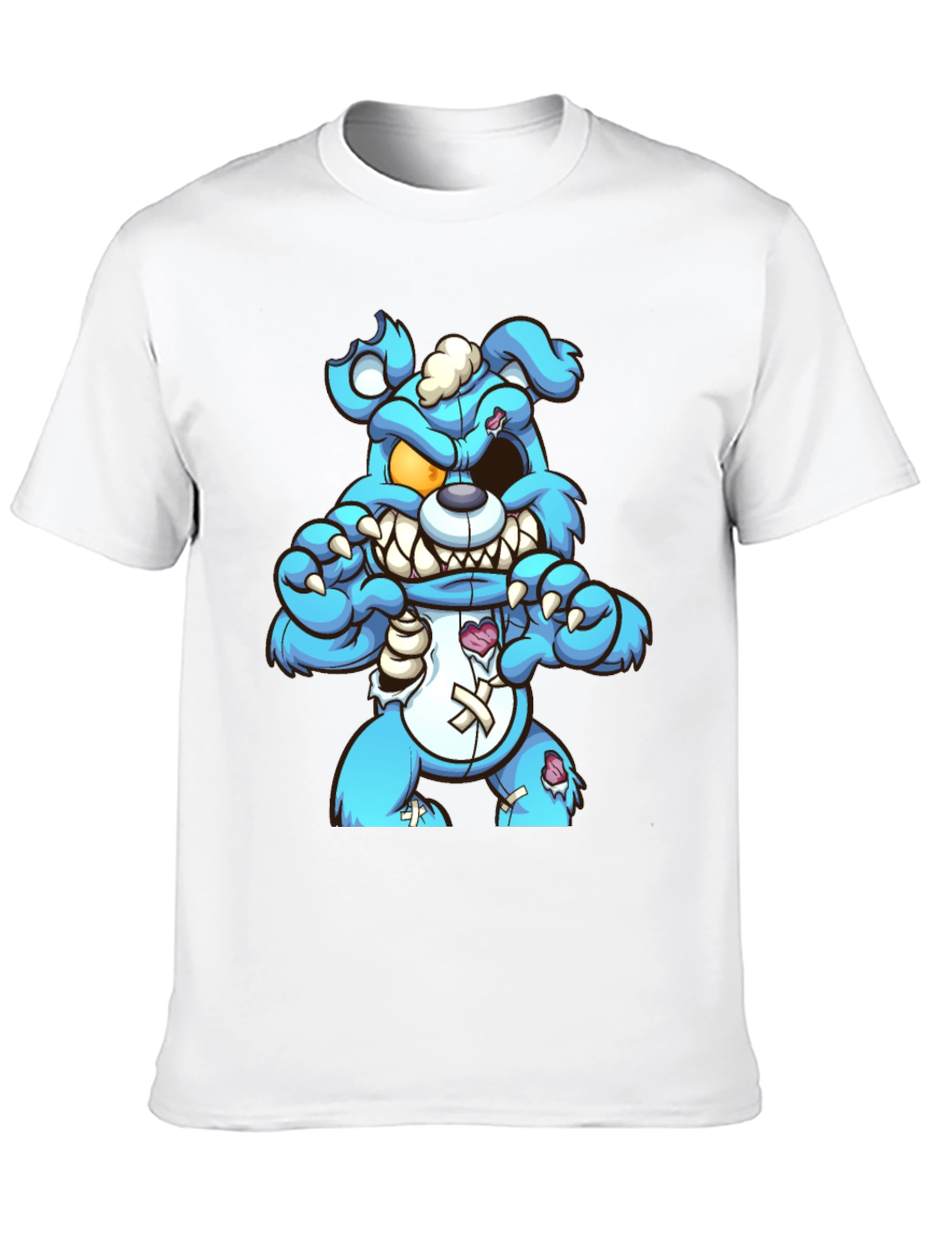 Zombie Teddy Bear Graphic T-Shirt