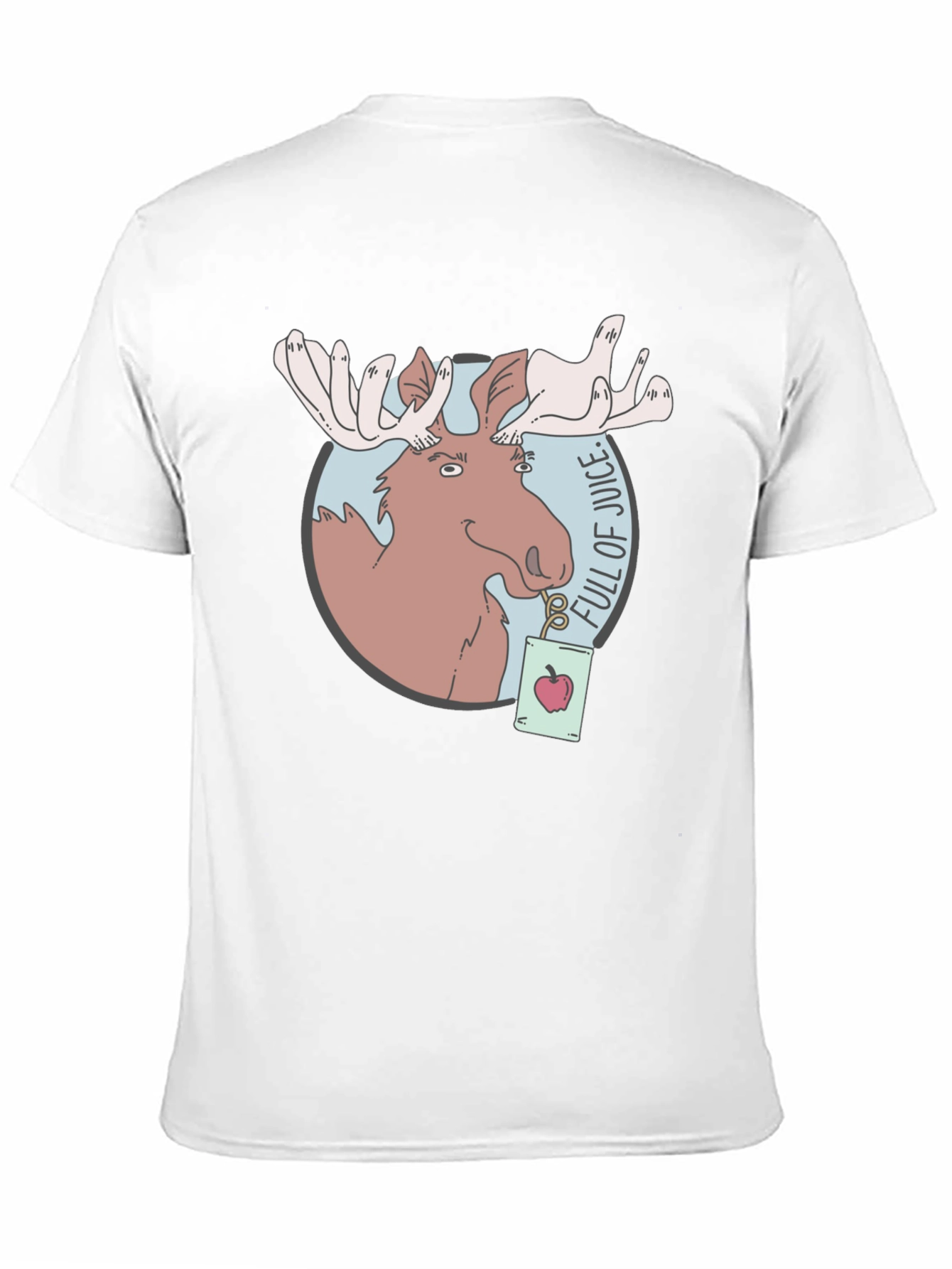 Moose Juice T-Shirt - Funny Cartoon Graphic Tee