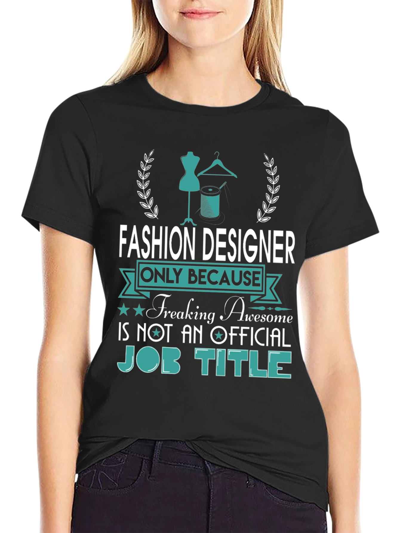 Fashion Designer Awesome Job Title Tee
