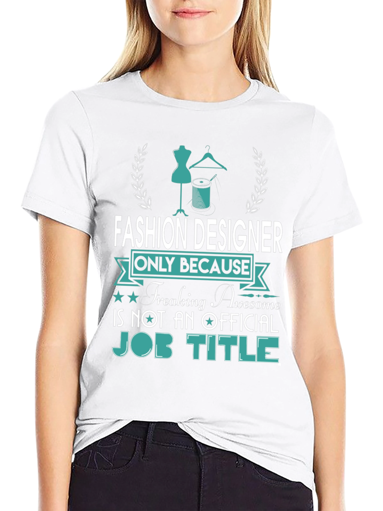 Fashion Designer Awesome Job Title Tee