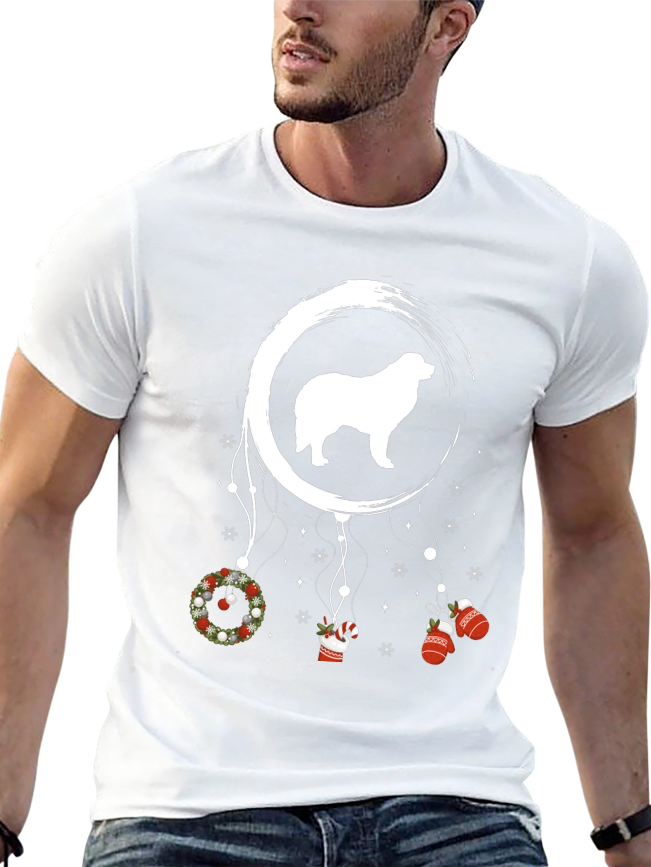 Dog Dreamcatcher Christmas T-Shirt