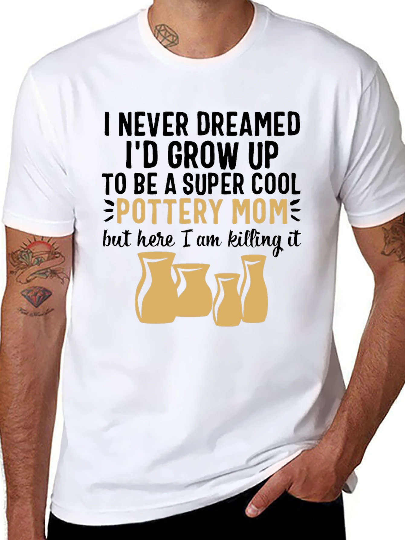 Pottery Mom T-Shirt - Super Cool Clay Artist Tee