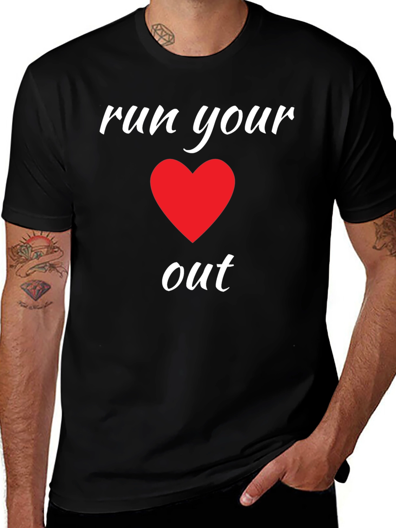 Run Your Heart Out Graphic Tee - Unisex