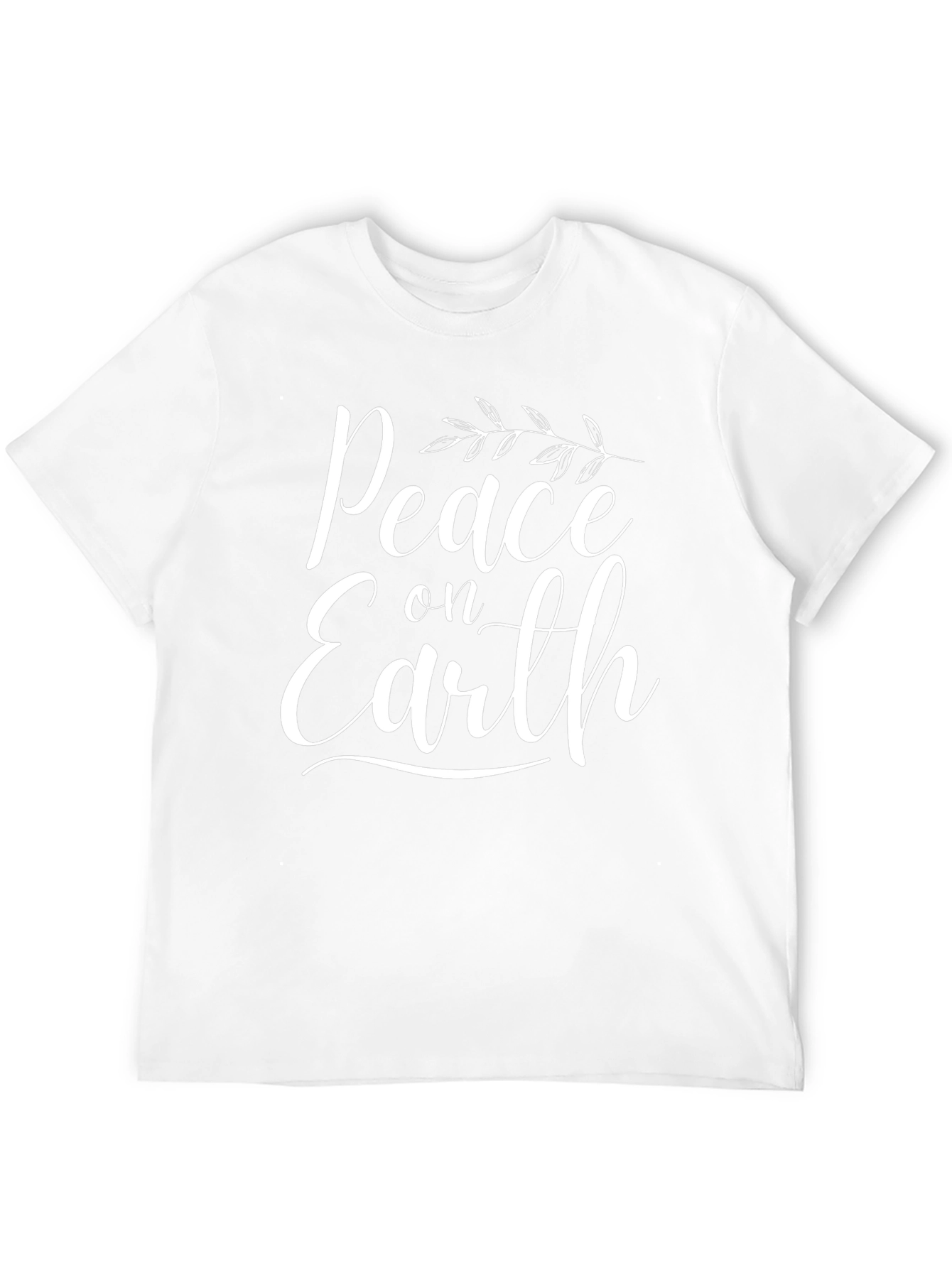 Peace on Earth Black T-Shirt Holiday Season