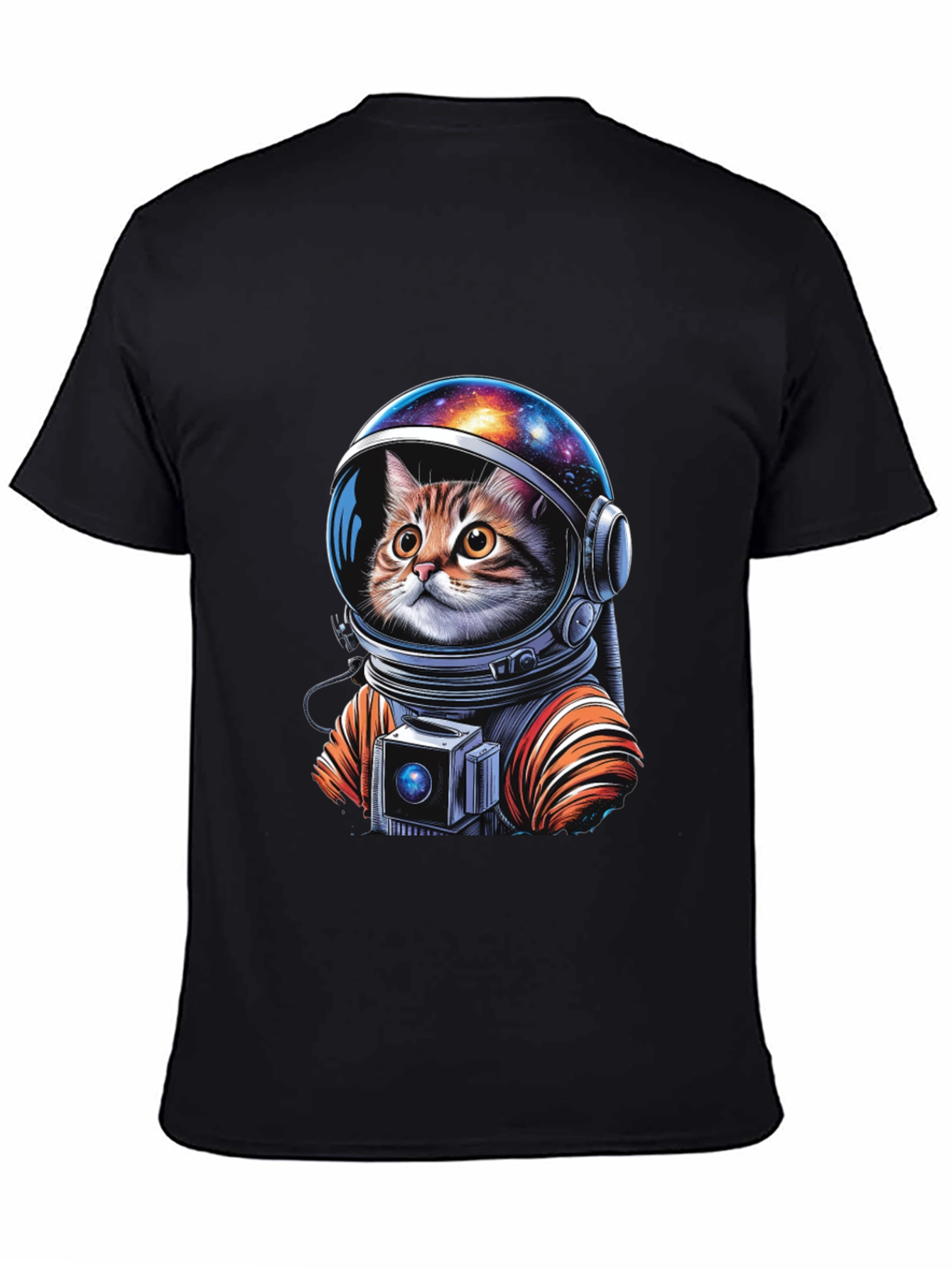 Astronaut Cat Graphic T-Shirt