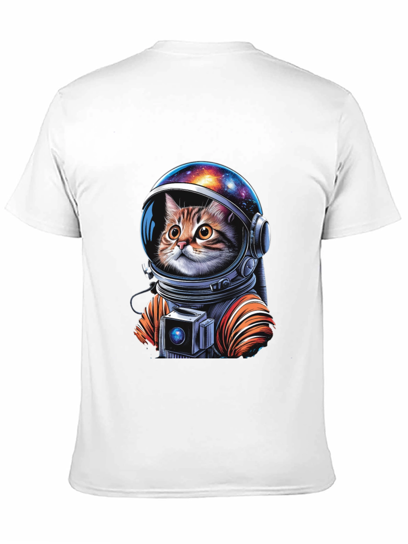 Astronaut Cat Graphic T-Shirt
