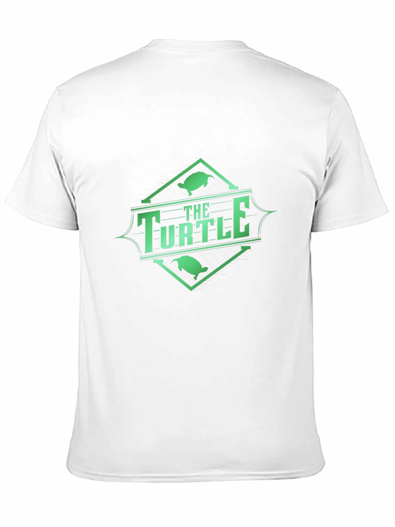 The Turtle Graphic Tee - Black Cotton Blend T-Shirt