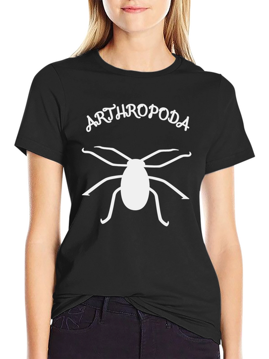 Arthropoda Graphic Tee - Black Cotton T-Shirt