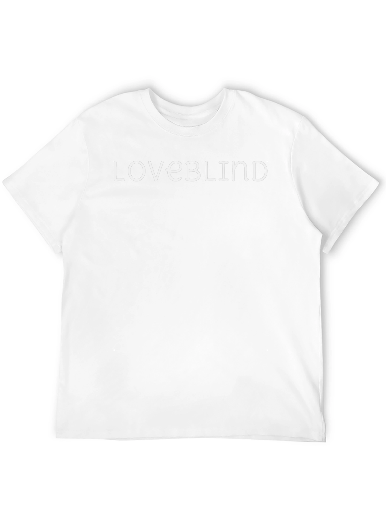 Loveblind Black Crew Neck T-Shirt