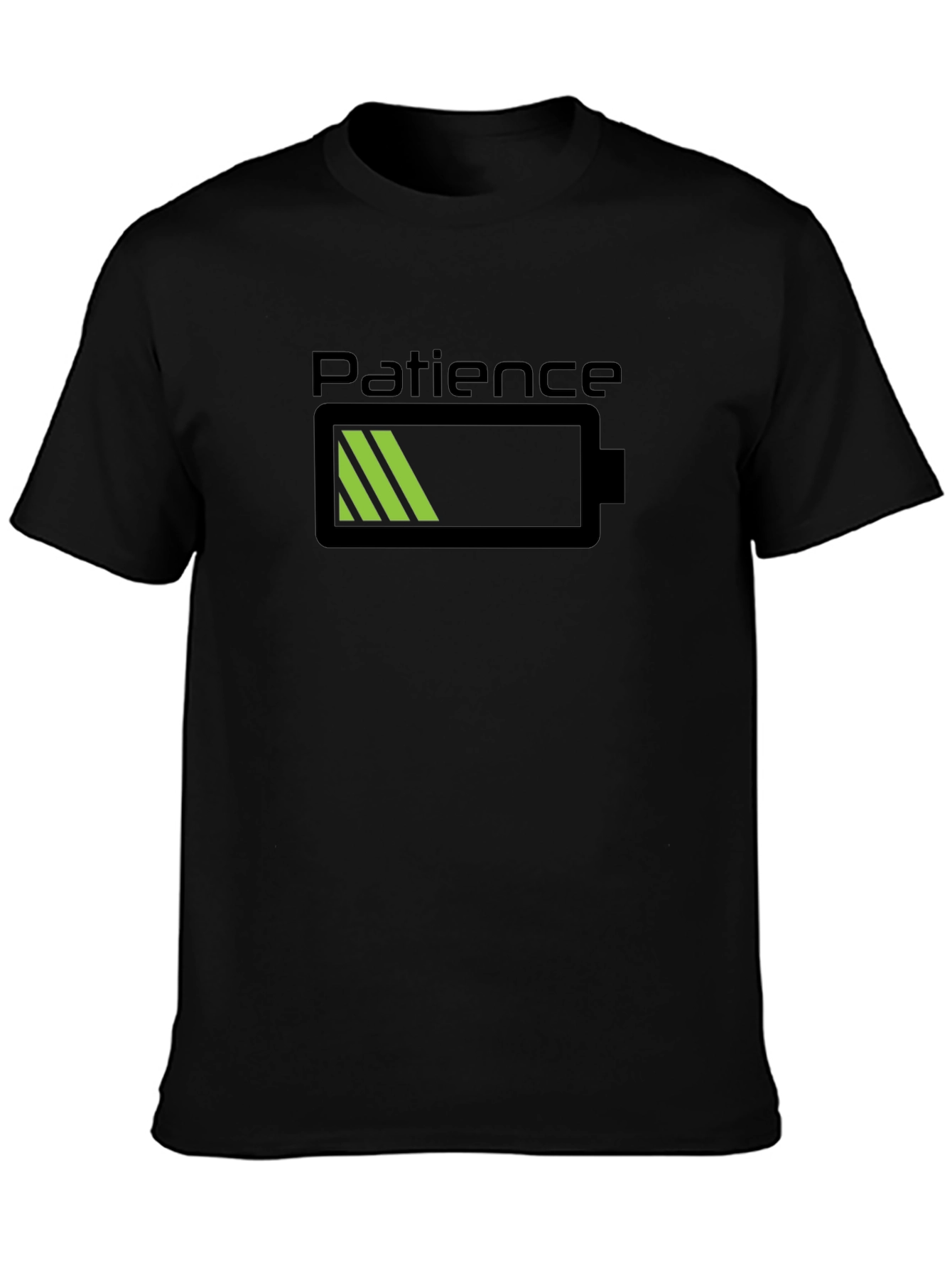 Low Patience Battery Graphic Tee - Black