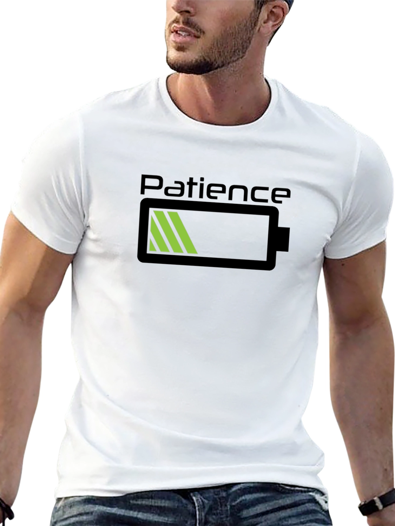 Low Patience Battery Graphic Tee - Black