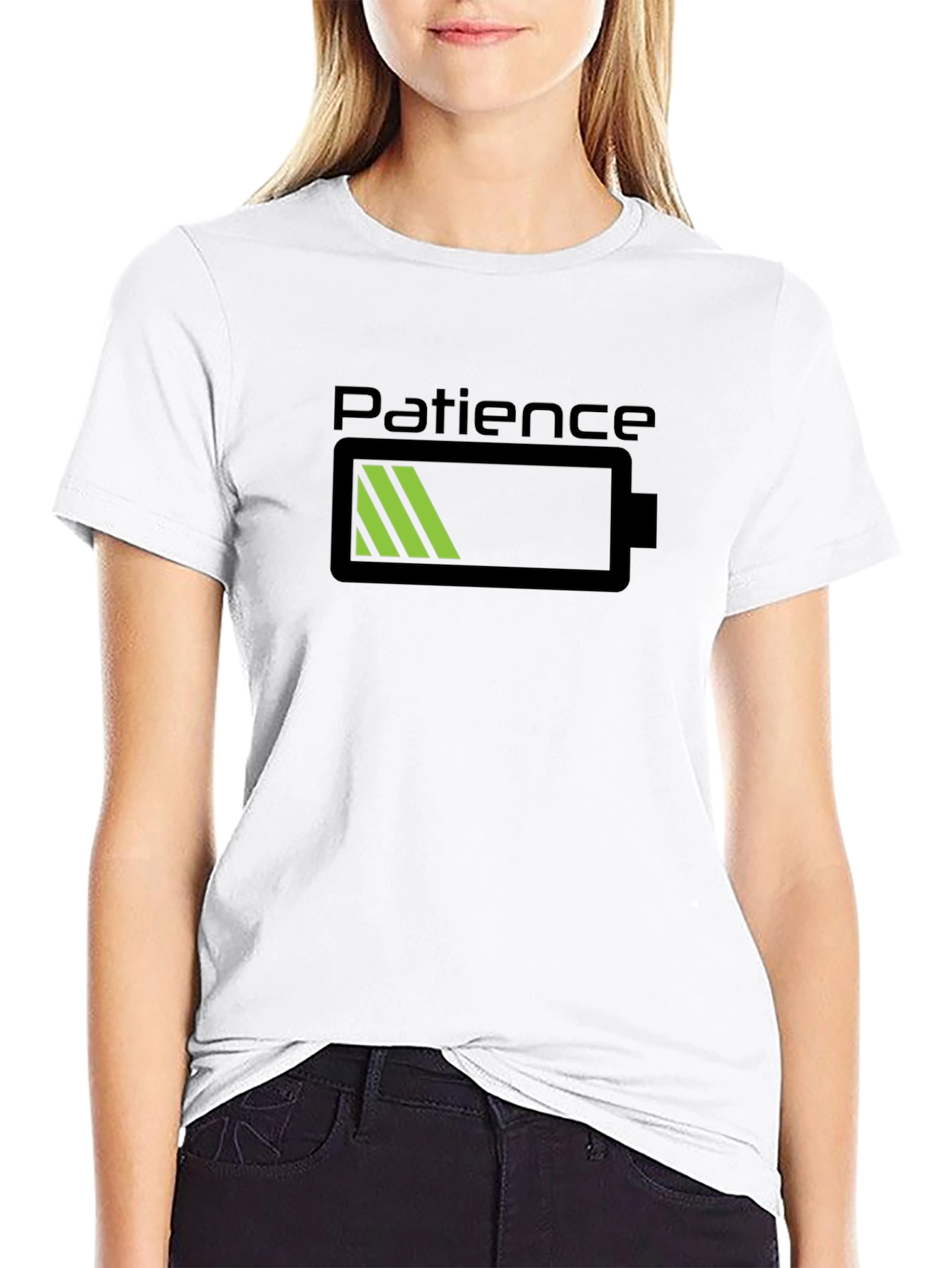 Low Patience Battery Graphic Tee - Black