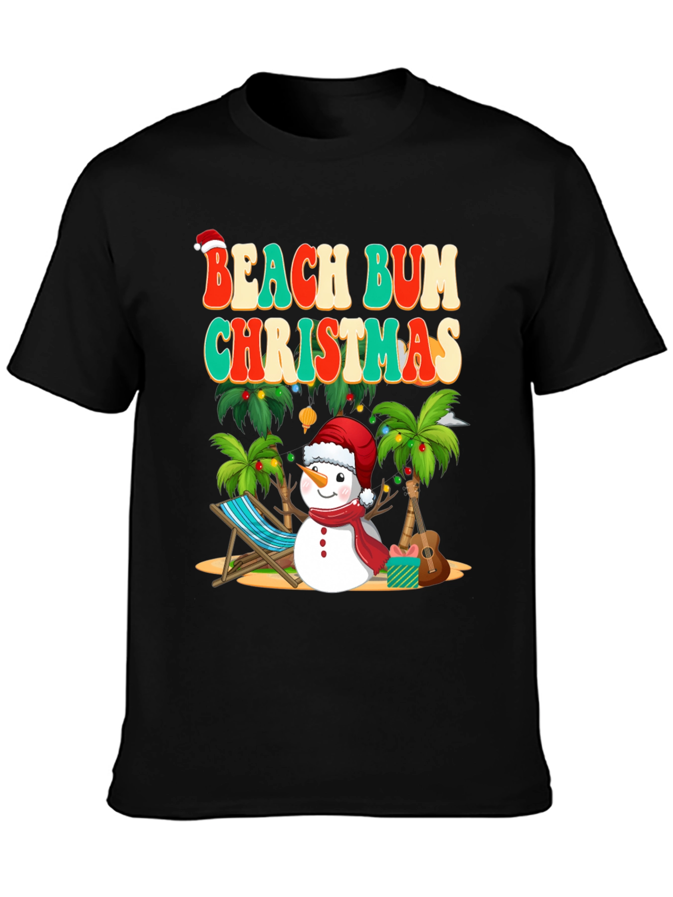 Beach Bum Christmas T-Shirt