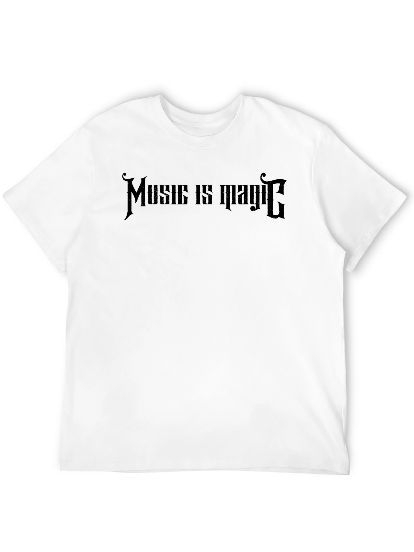 Music is Magic Black Graphic Tee
