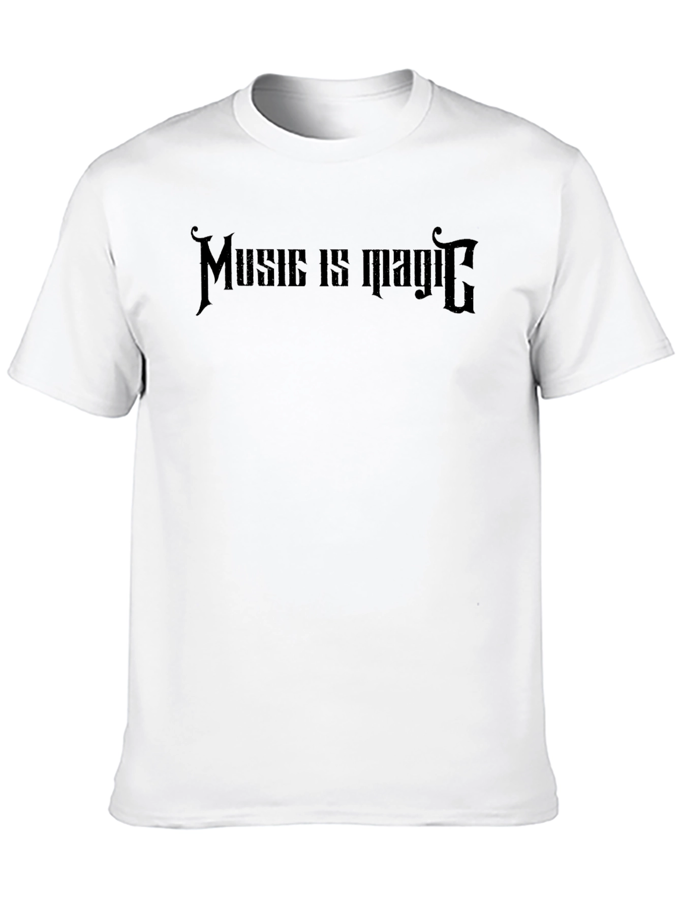 Music is Magic Black Graphic Tee