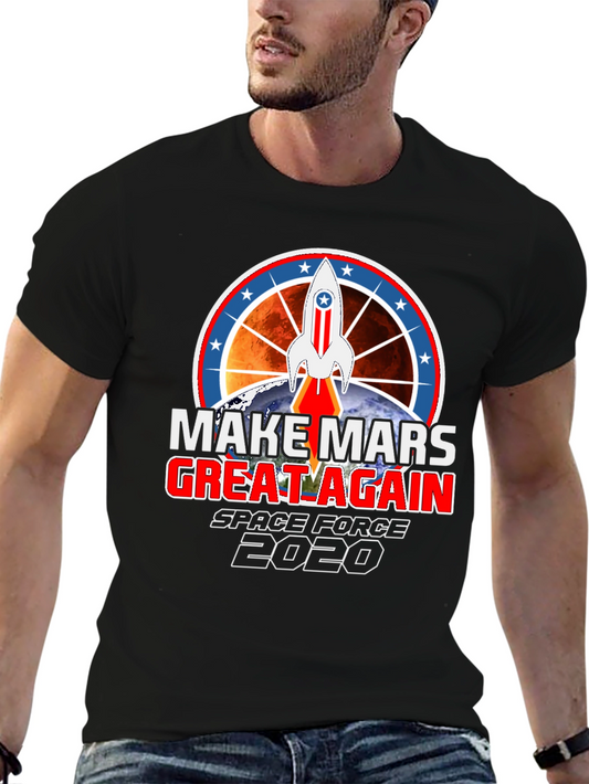 Make Mars Great Again 2020 Black T-Shirt