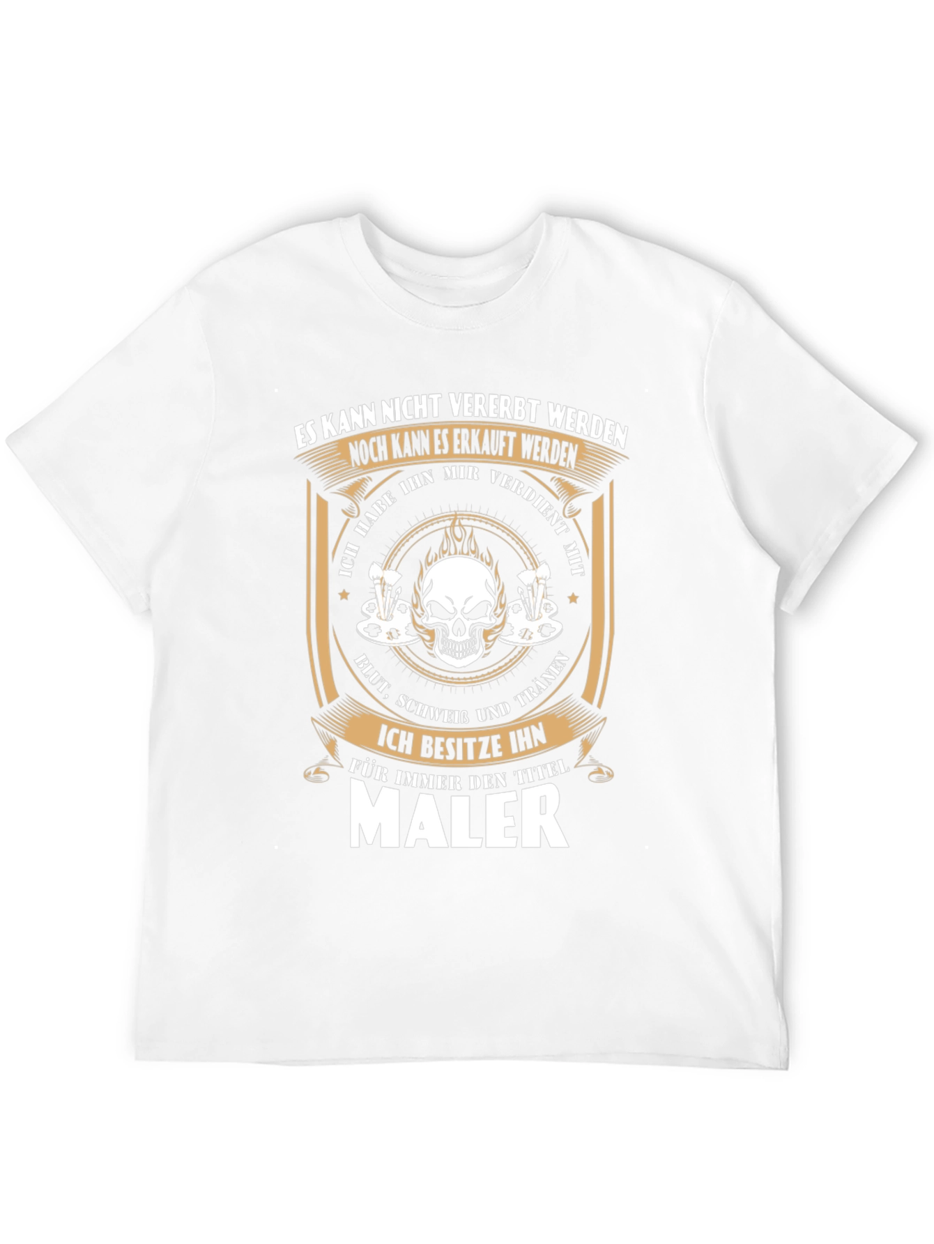 Painter T-Shirt - Skull Graphic Tee
