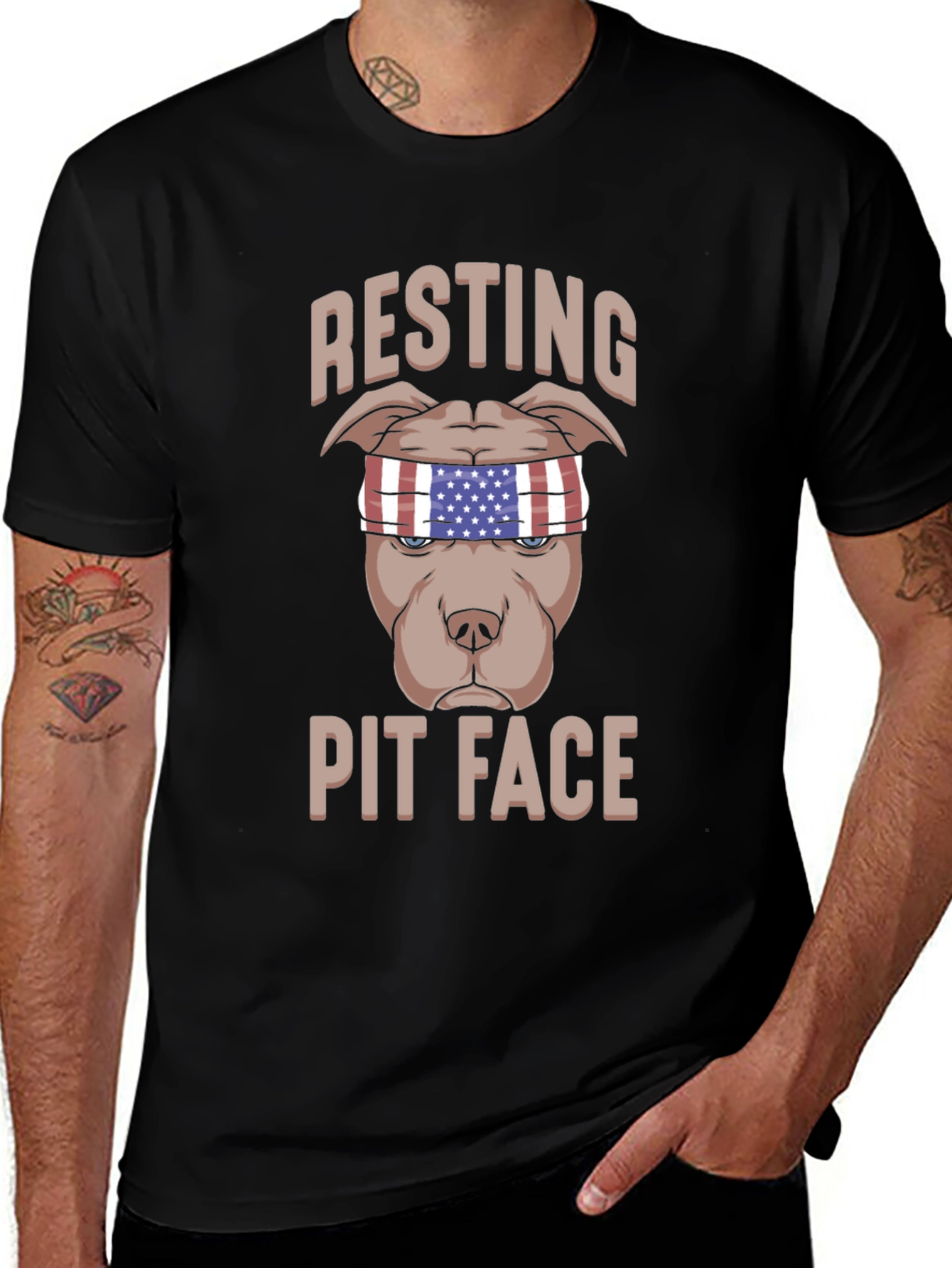 Resting Pit Face Graphic Tee