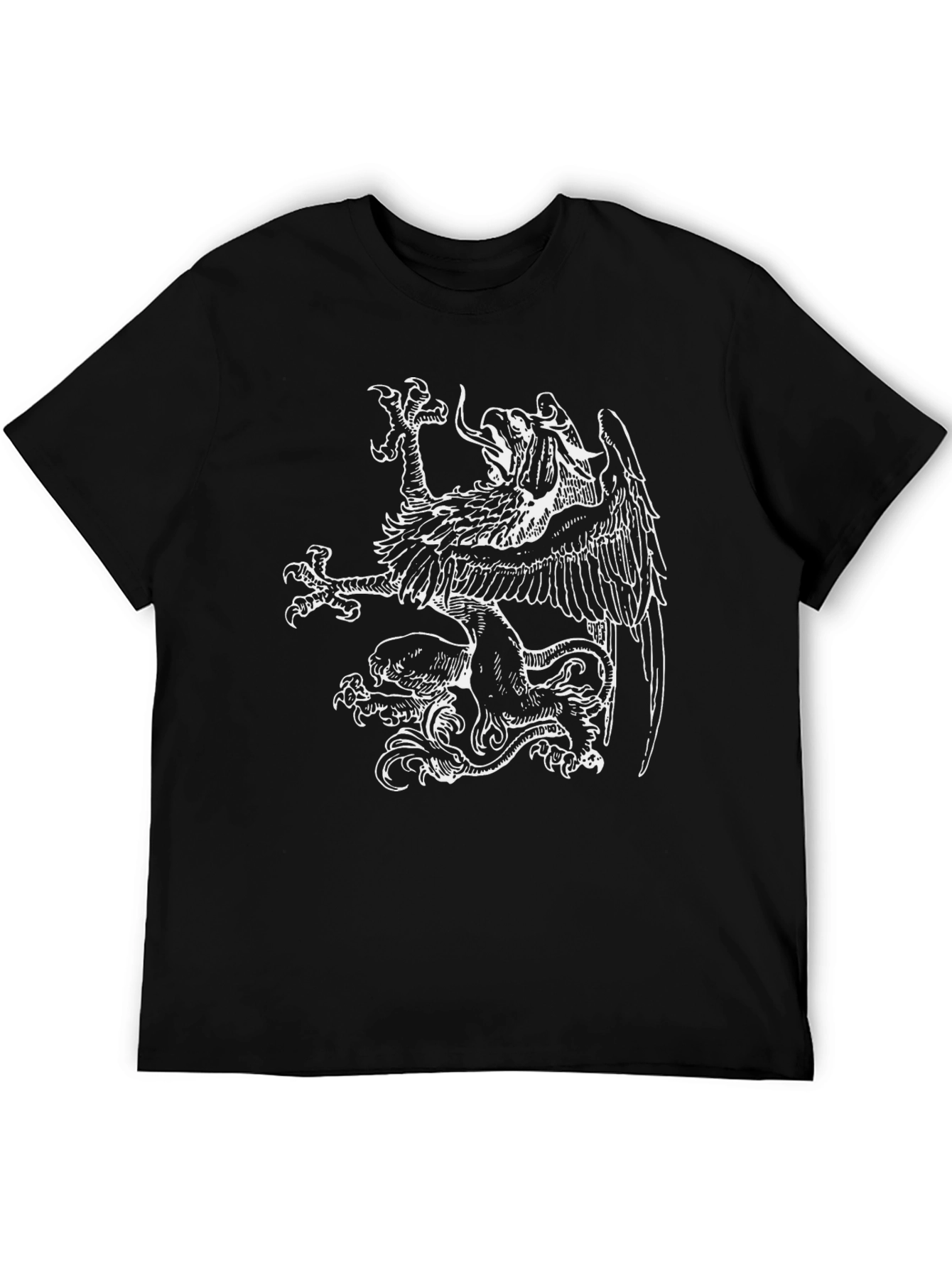 Griffin Graphic Tee - Mens Black T-Shirt