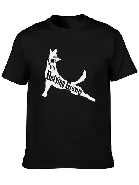 Defying Gravity Graphic Tee - Unique Design Soft Cotton