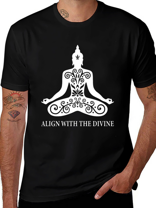 Align With the Divine Meditation T-Shirt