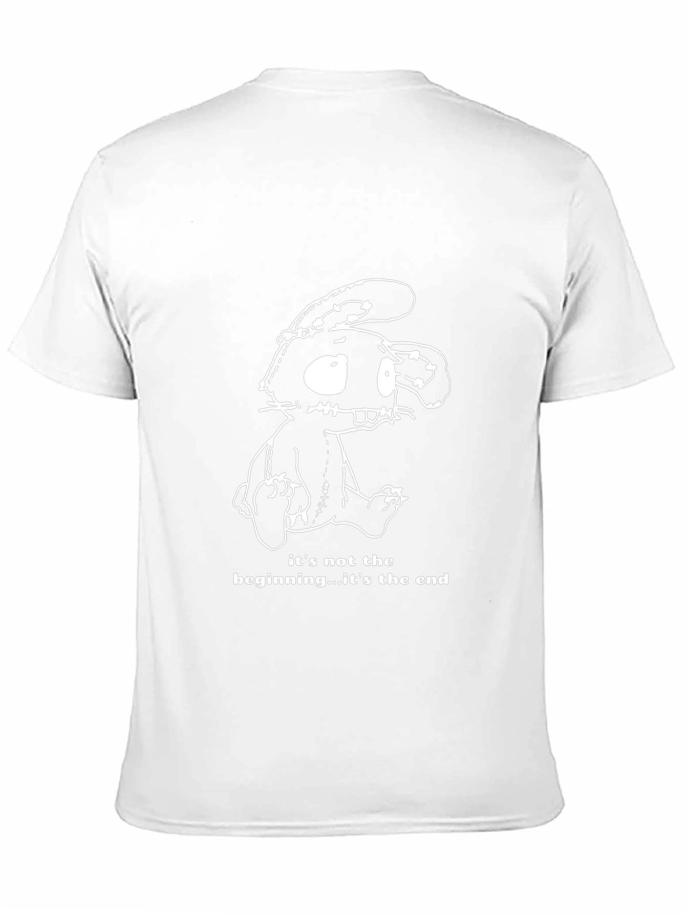 Creepy Cute Bunny Black T-Shirt