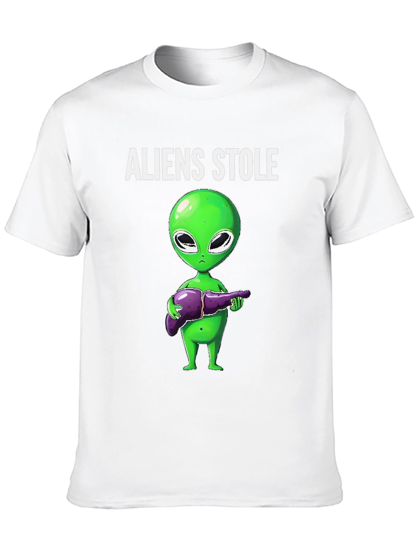 Aliens Stole My Liver Graphic T-Shirt