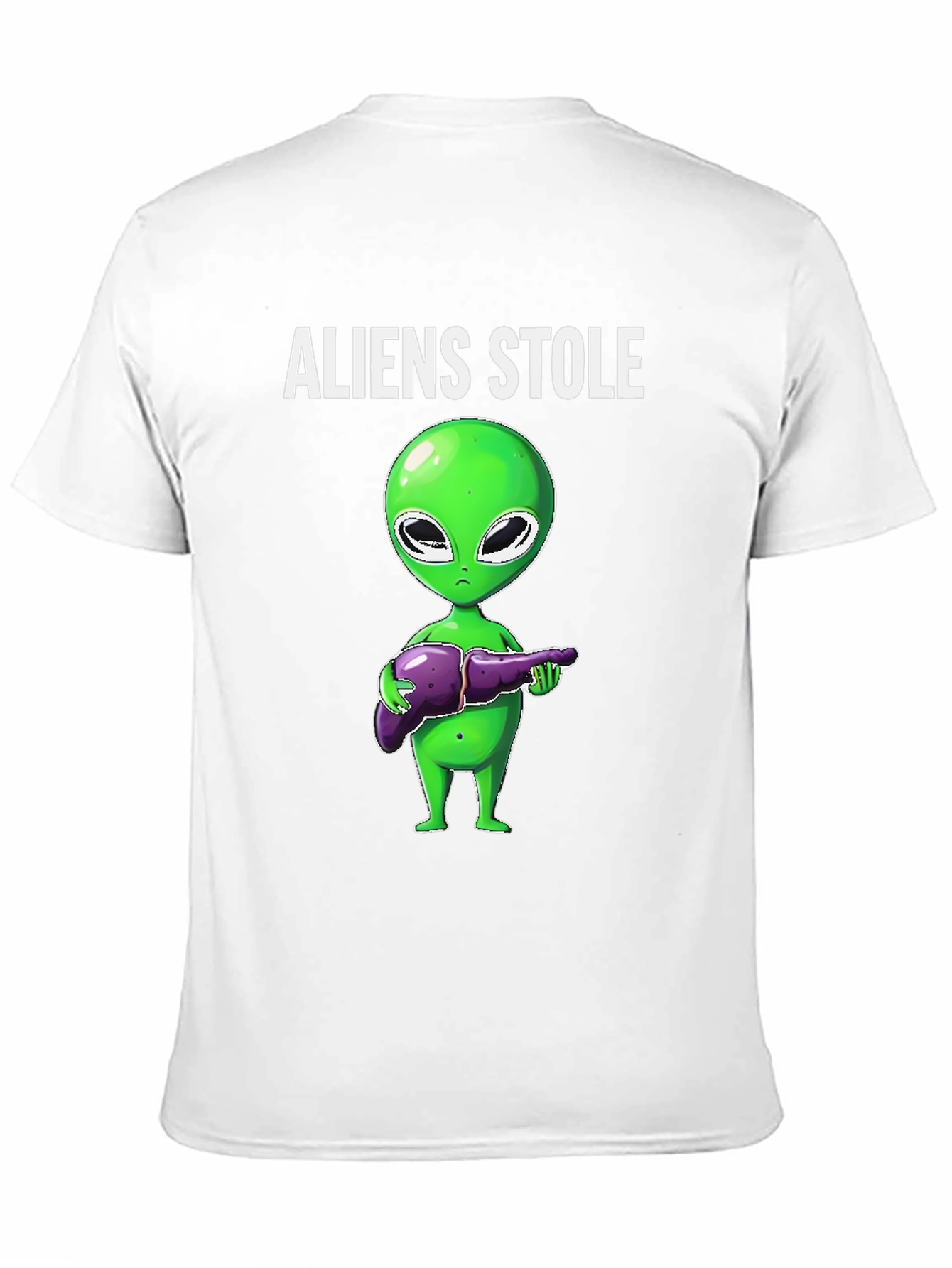 Aliens Stole My Liver Graphic T-Shirt