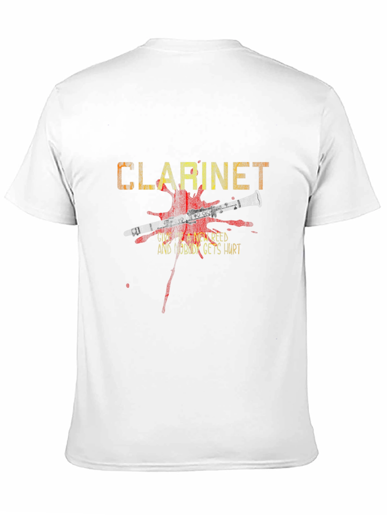 Clarinet New Reed T-Shirt - Music Band Tee