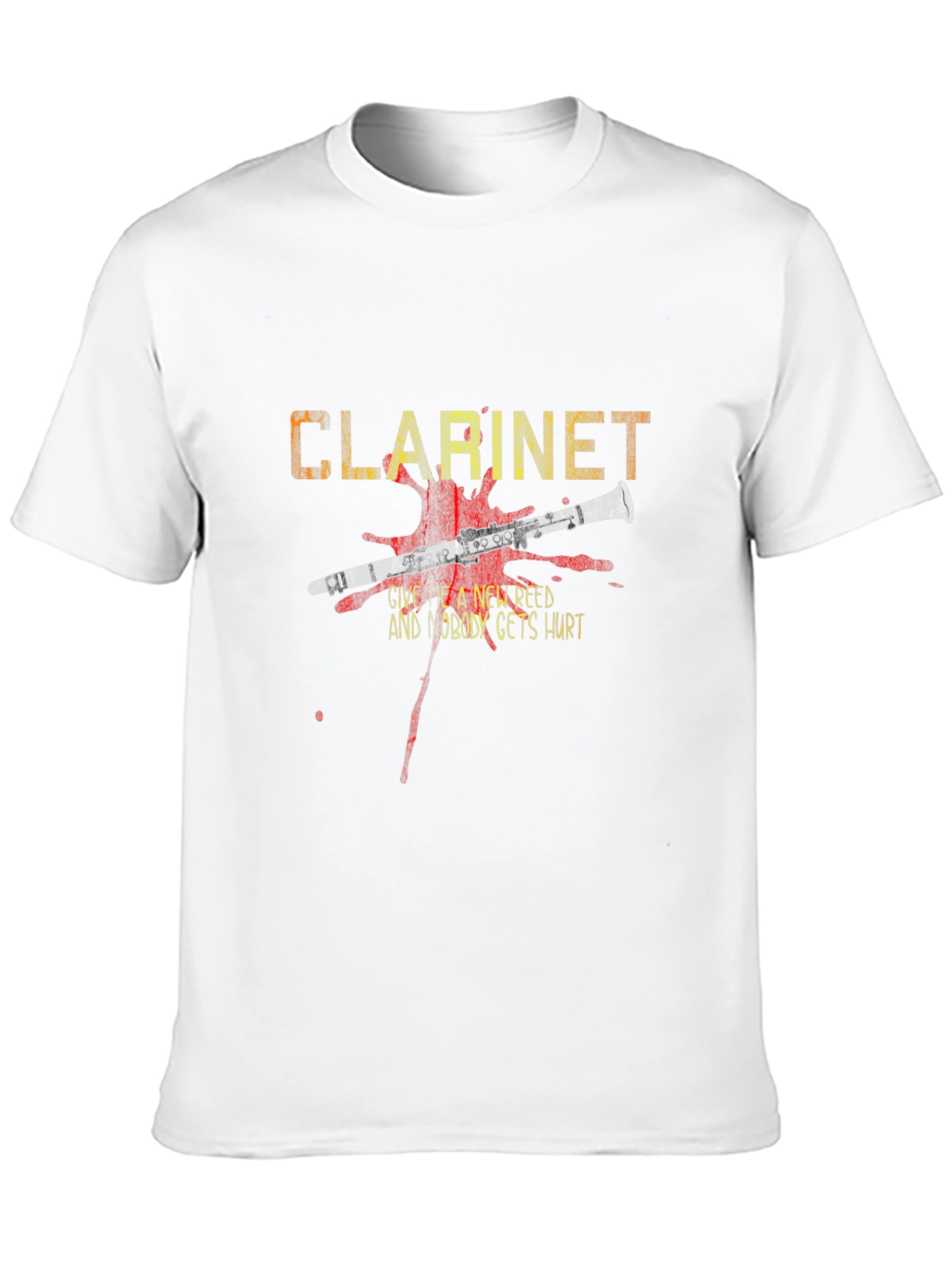 Clarinet New Reed T-Shirt - Music Band Tee