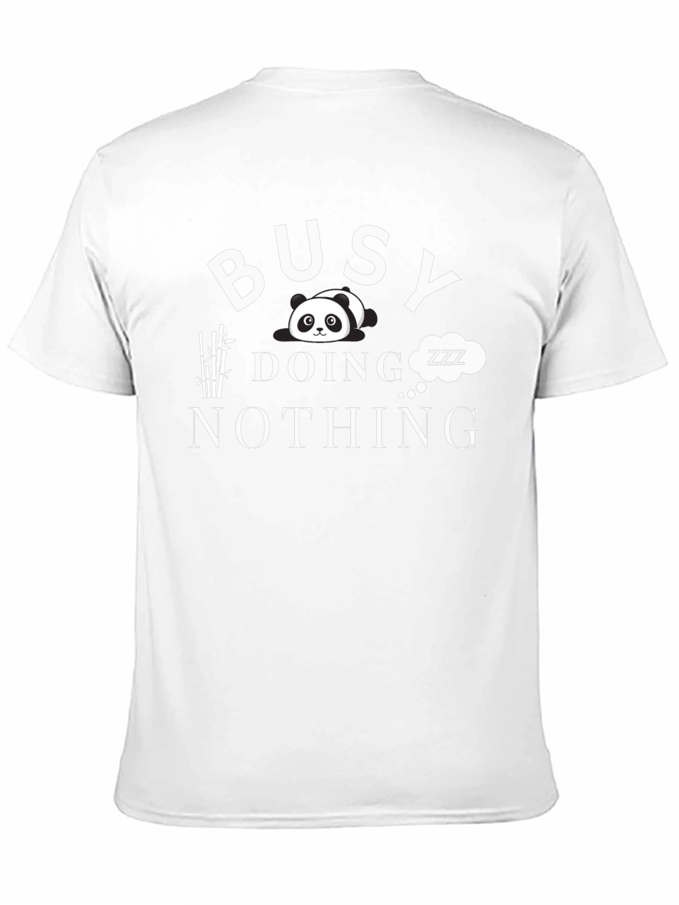 Busy Doing Nothing Panda T-Shirt