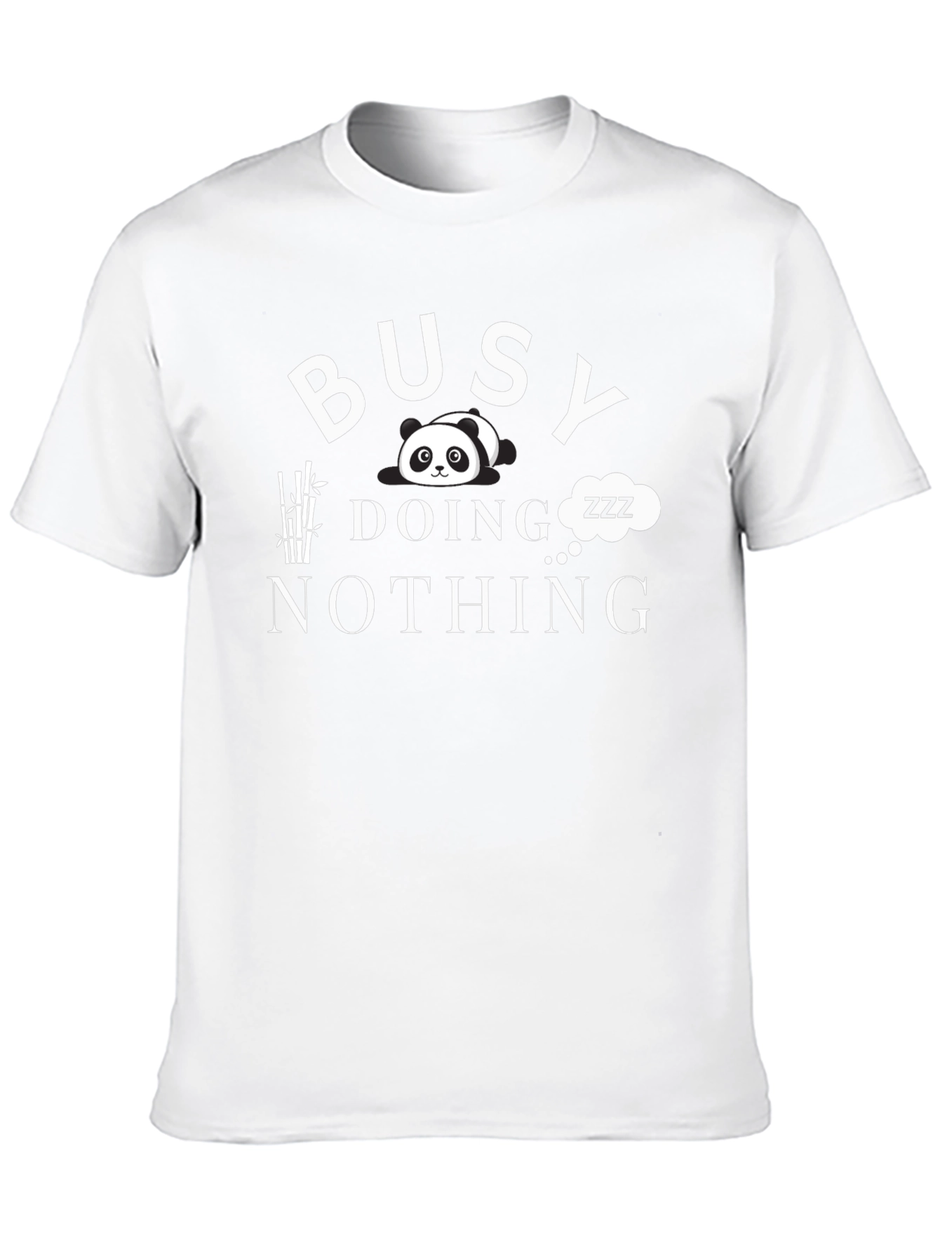 Busy Doing Nothing Panda T-Shirt