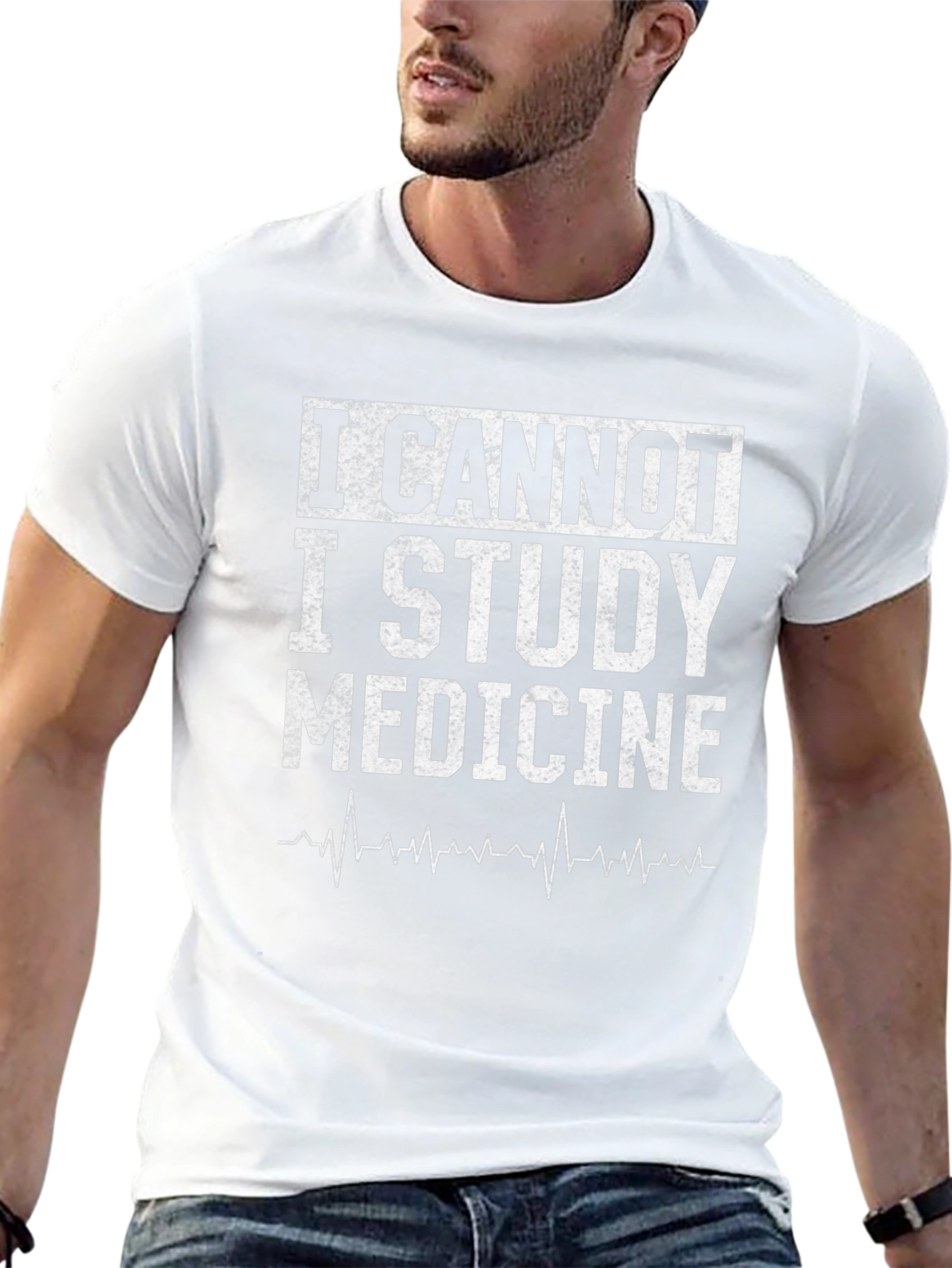 I Cannot I Study Medicine Graphic T-Shirt