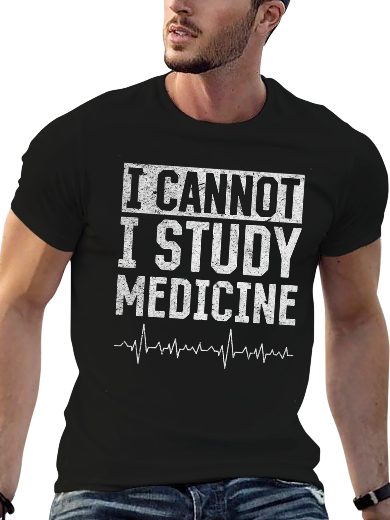 I Cannot I Study Medicine Graphic T-Shirt