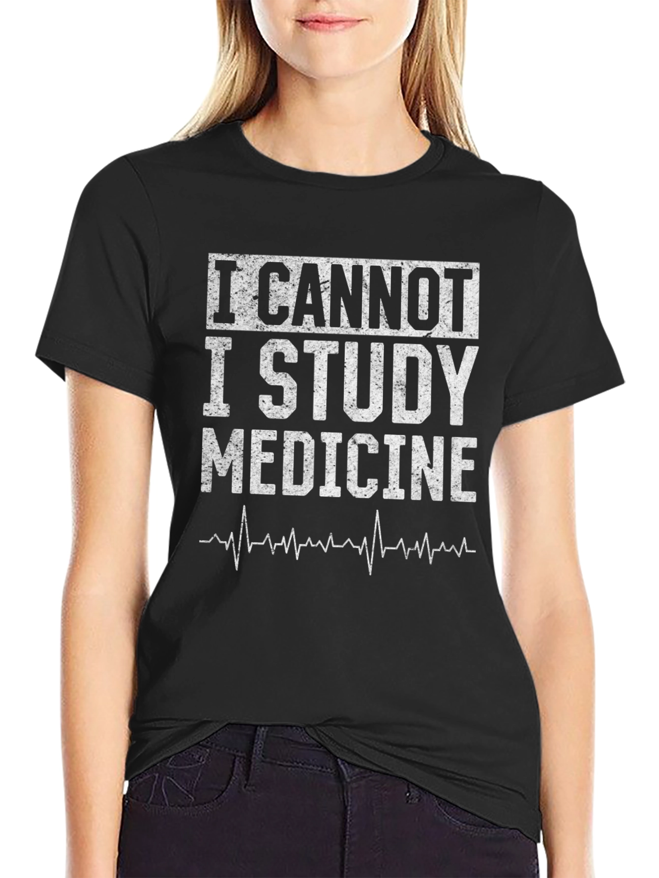 I Cannot I Study Medicine Graphic T-Shirt