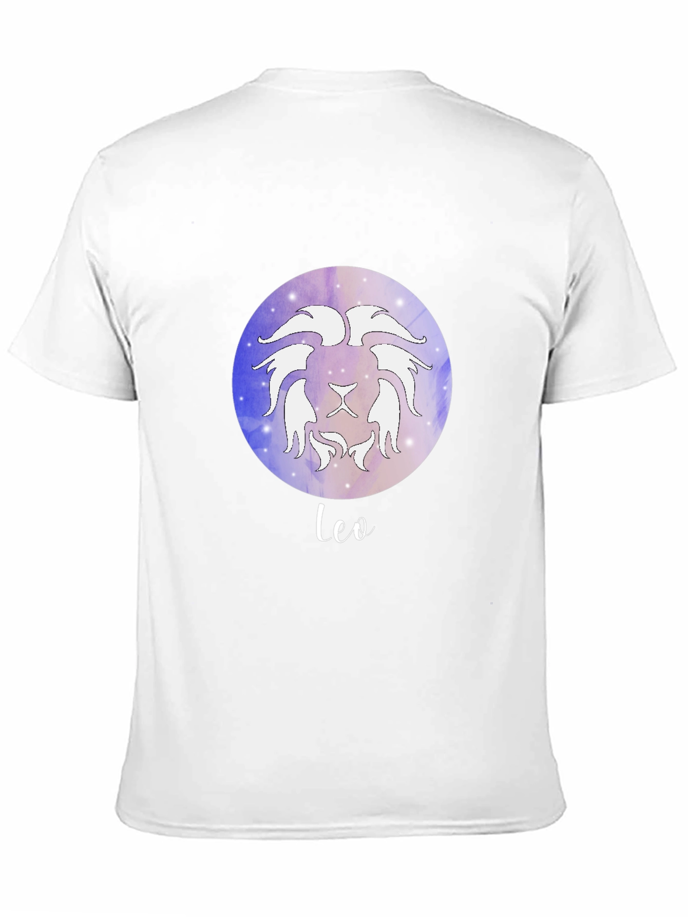 Leo Zodiac Graphic Tee - Black Cotton Astrology T-Shirt