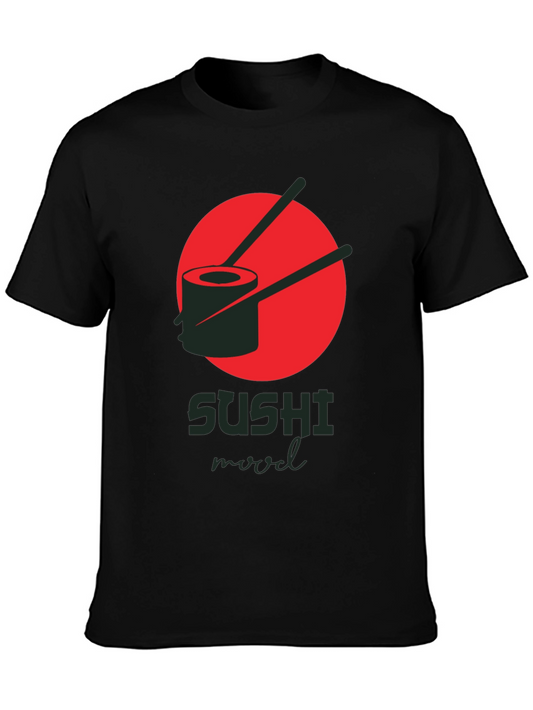 Sushi Mood Graphic Tee - Stylish Cotton Blend T-Shirt