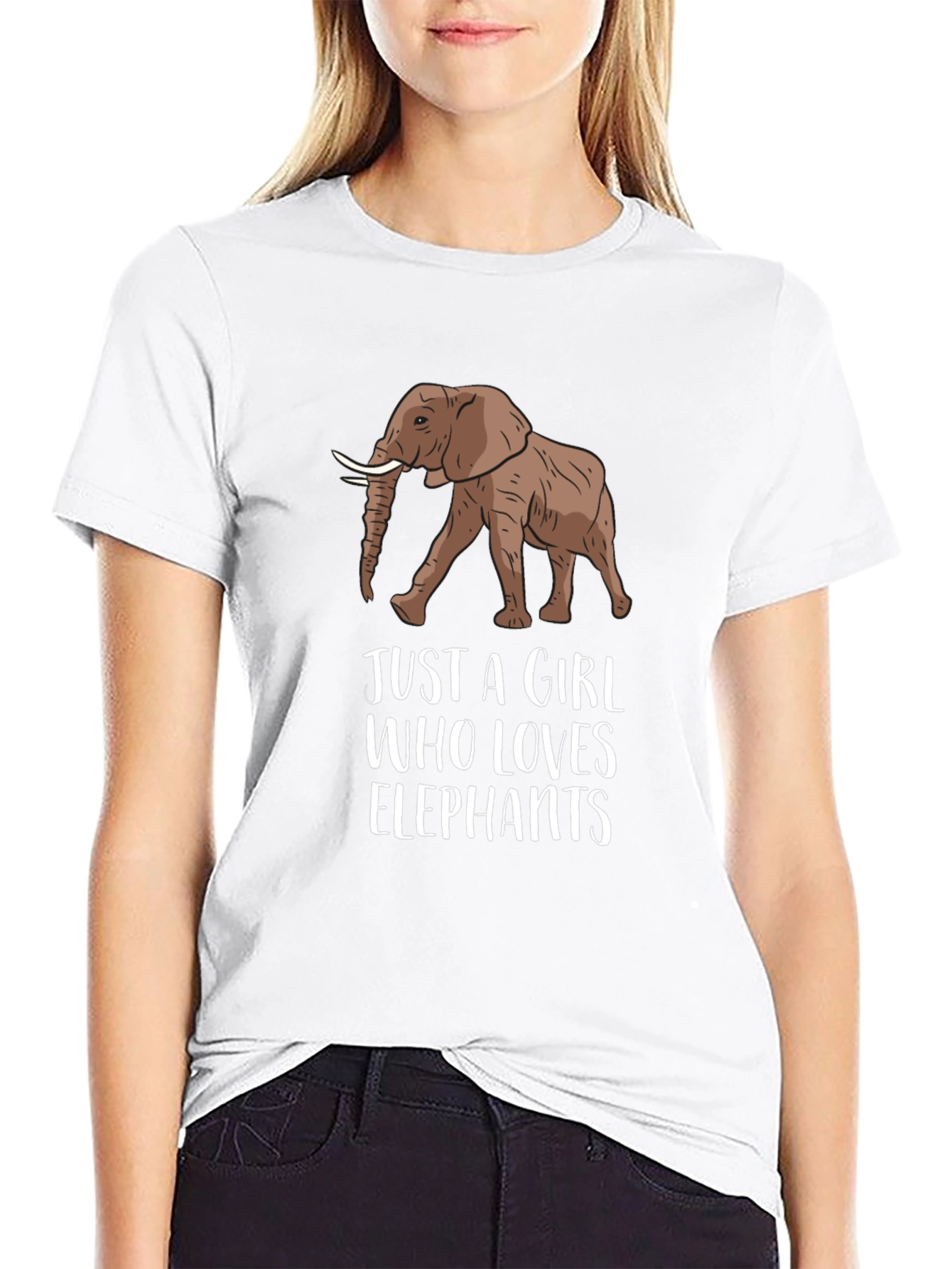 Elephant Lover Graphic Tee - Unisex Black T-Shirt