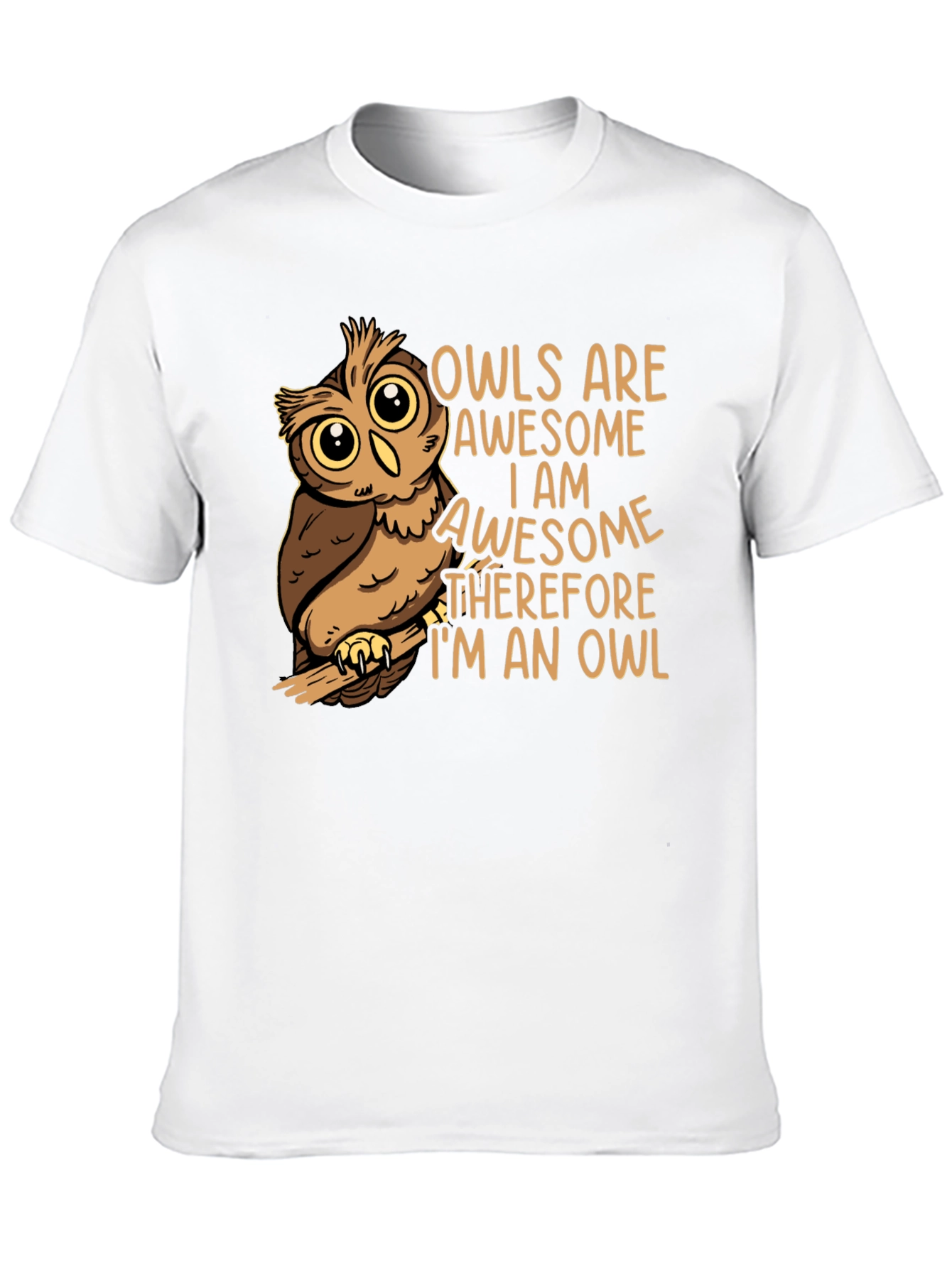Awesome Owl Graphic T-Shirt - Soft Cotton Blend
