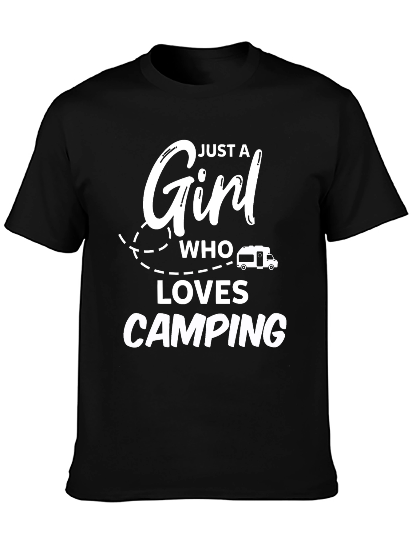 Just a Girl Who Loves Camping T-Shirt
