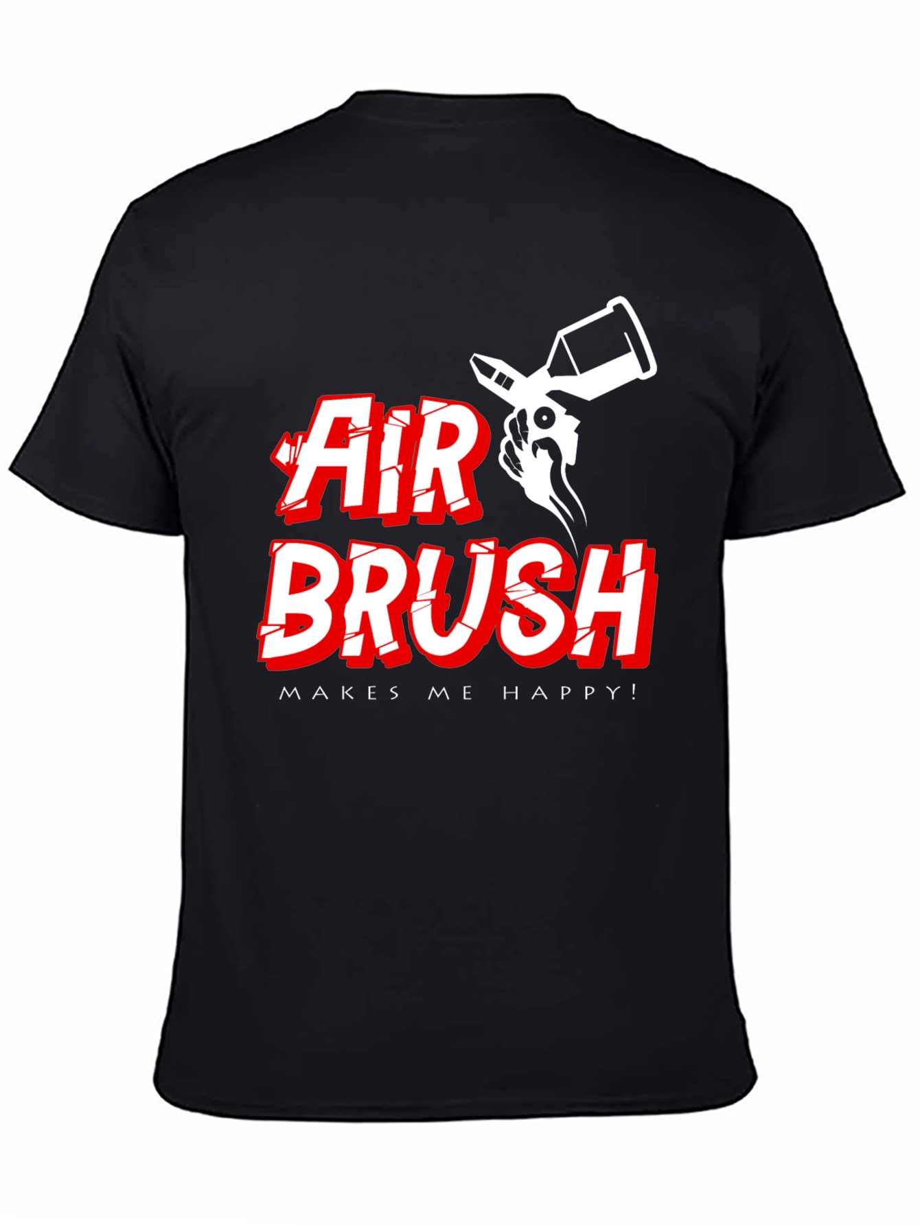 Air Brush Makes Me Happy T-Shirt