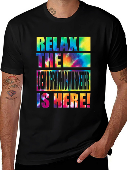 Relax Demographics Marketer Tie Dye T-Shirt