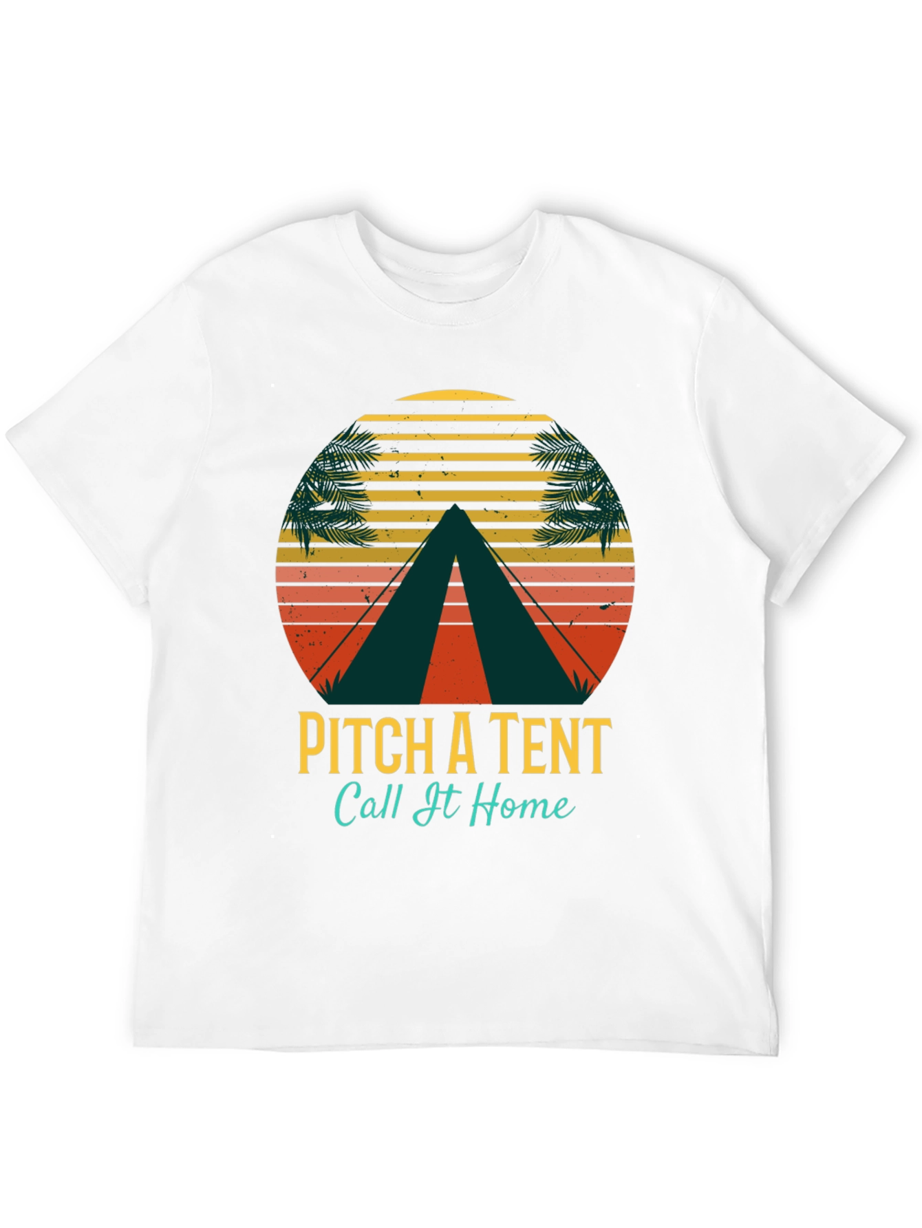 Pitch a Tent Camping T-Shirt - Outdoor Adventure