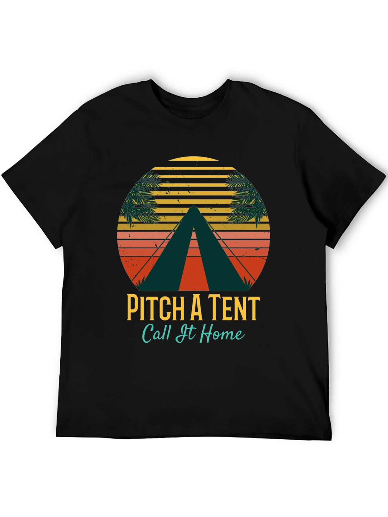 Pitch a Tent Camping T-Shirt - Outdoor Adventure