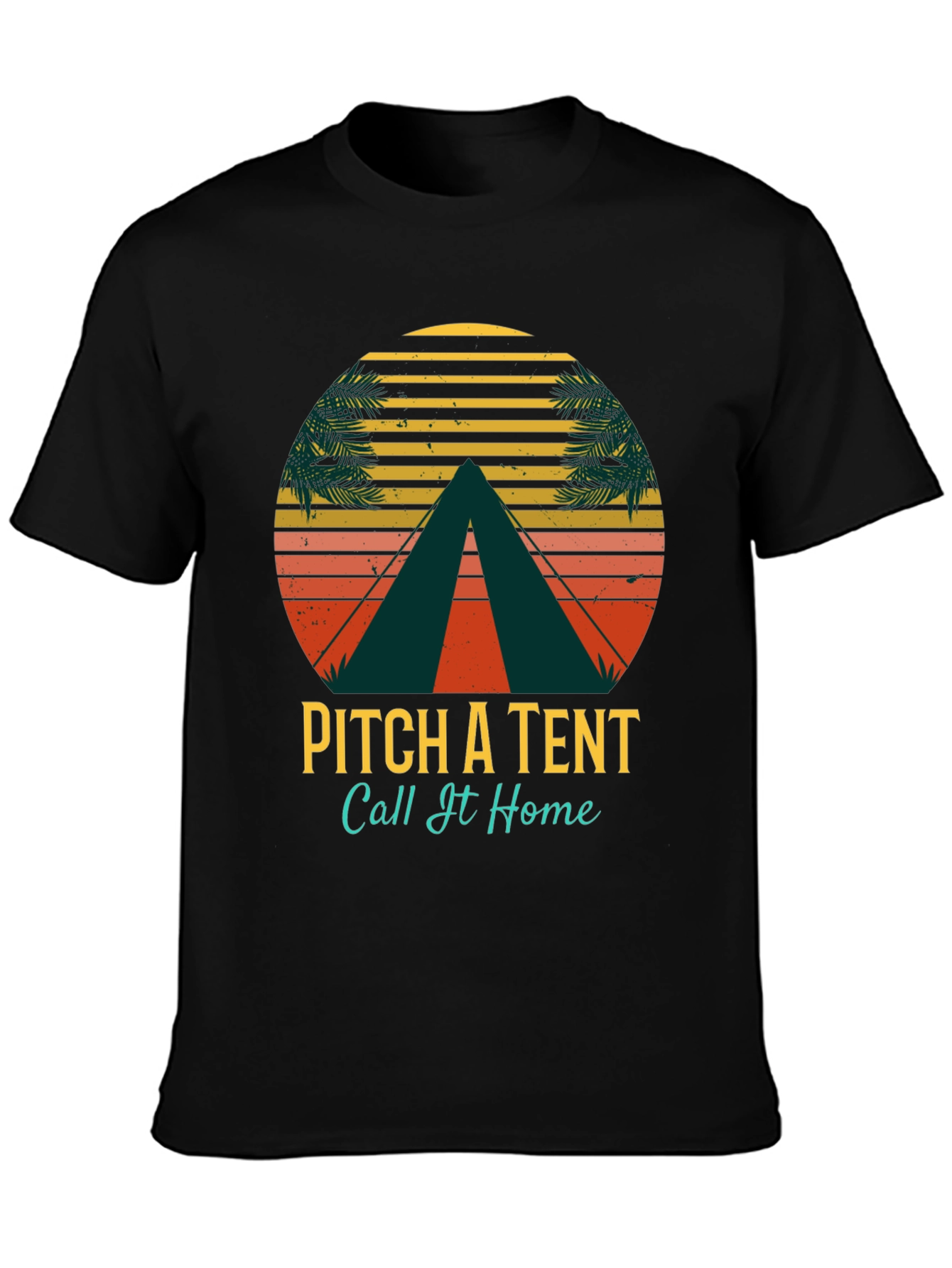 Pitch a Tent Camping T-Shirt - Outdoor Adventure