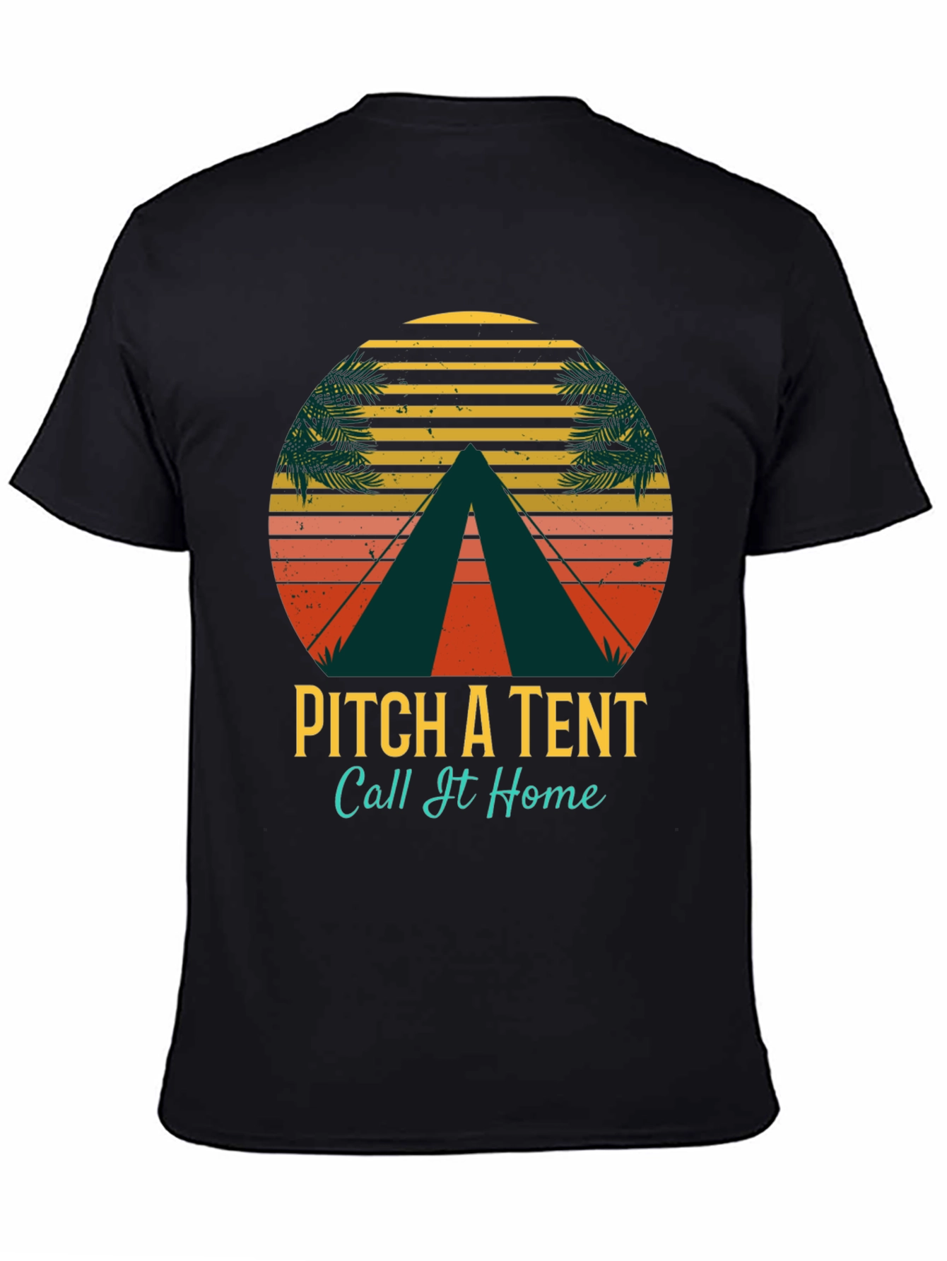 Pitch a Tent Camping T-Shirt - Outdoor Adventure