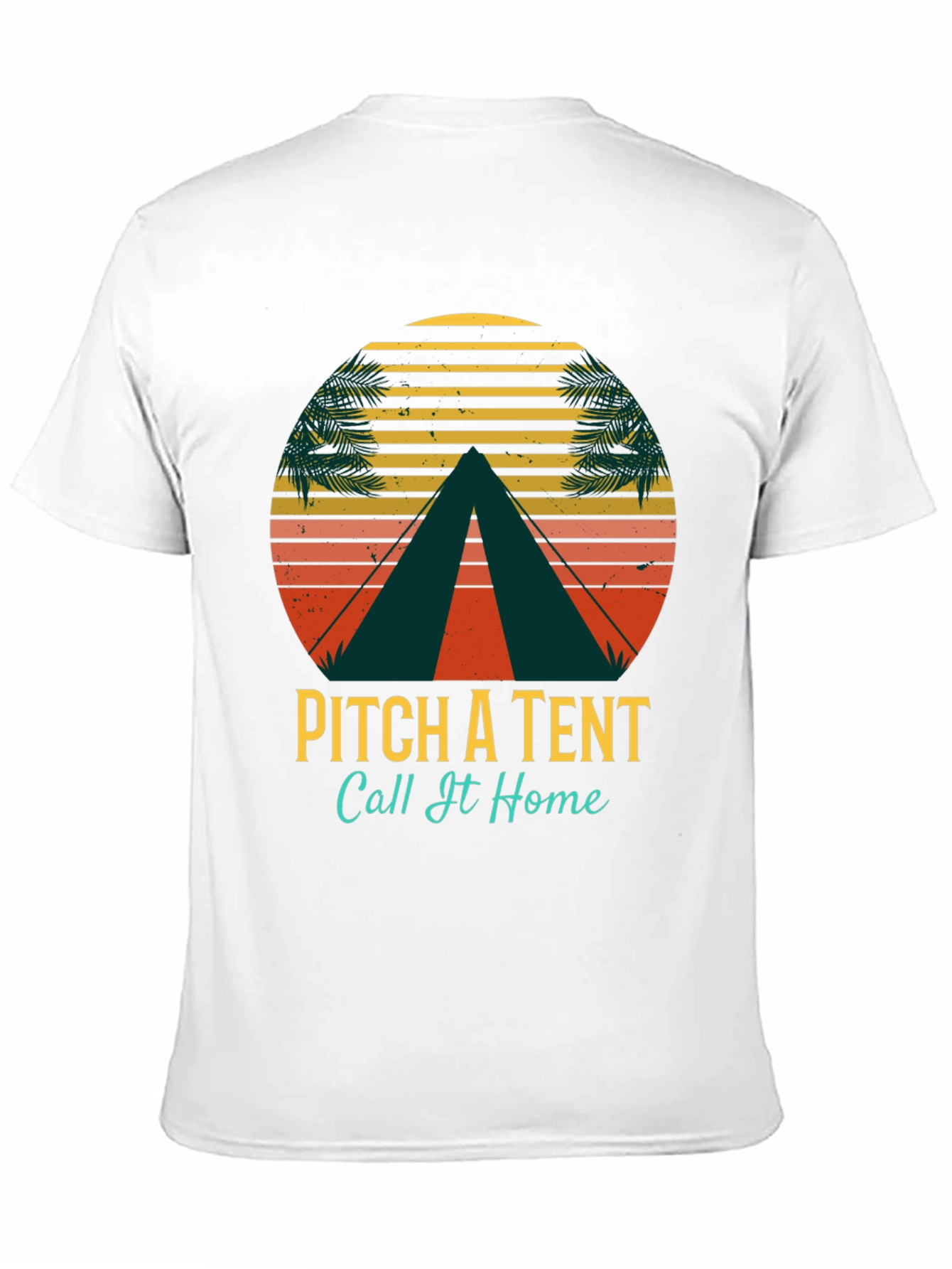 Pitch a Tent Camping T-Shirt - Outdoor Adventure
